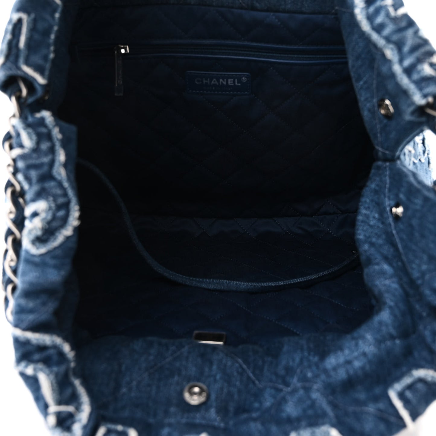 Denim Patchwork Logo 22 Blue