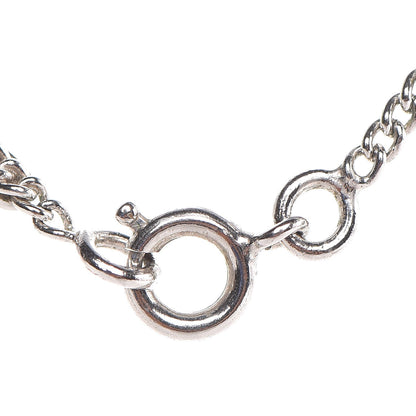 Chanel Crystal Timeless CC Necklace Silver 7 of 8