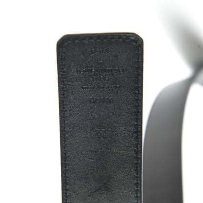 Louis Vuitton Calfskin 40mm LV Initiales Reversible Belt 90 36 Dark Brown Black 4 of 4