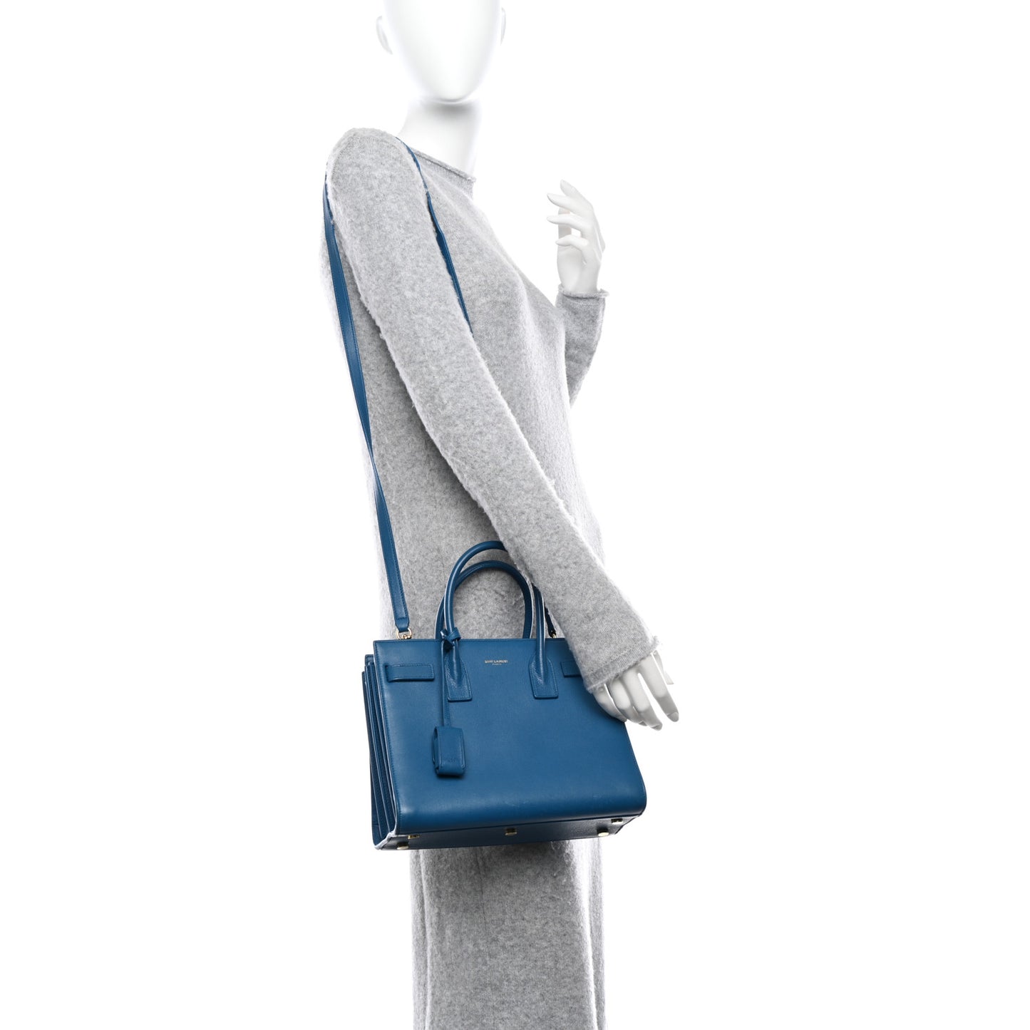 Calfskin Baby Sac De Jour Indigo