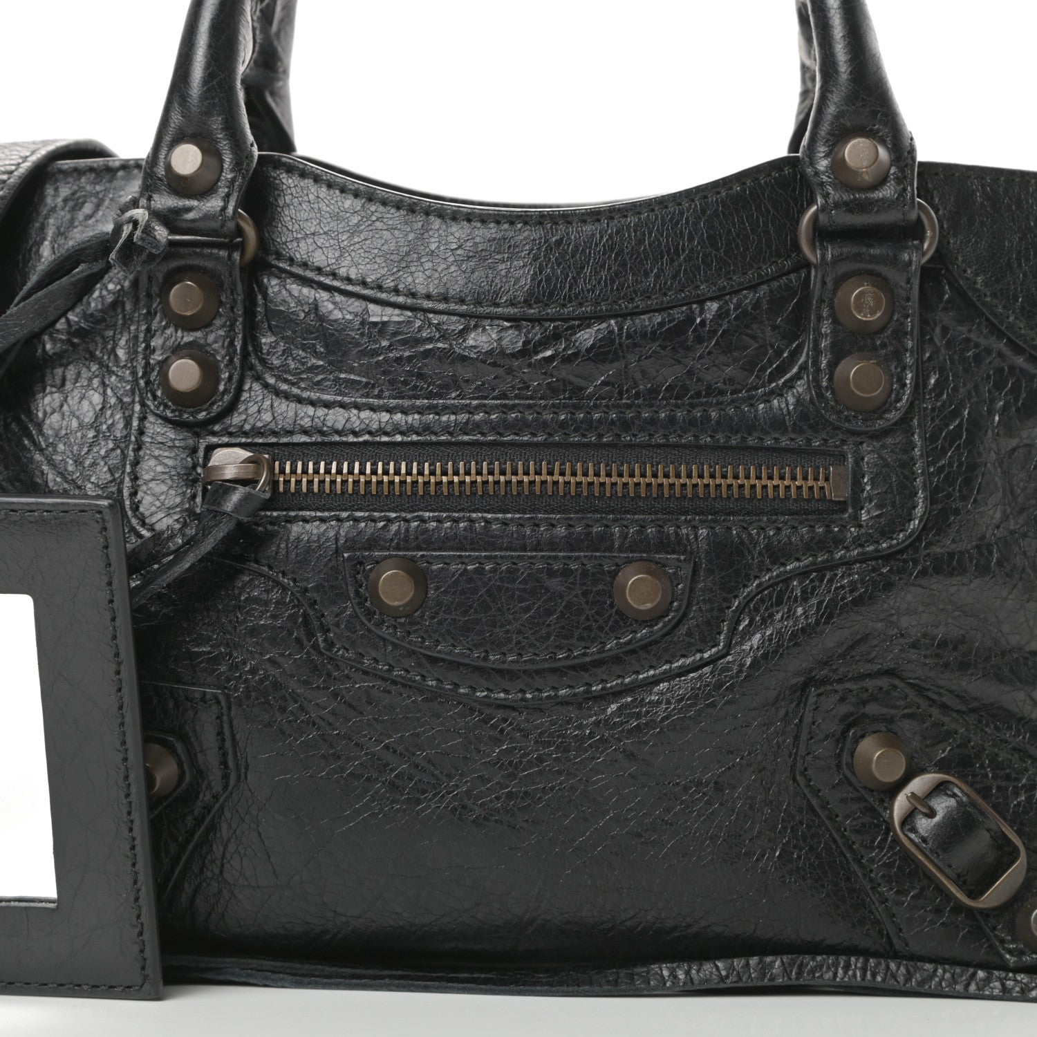 Balenciaga Agneau Classic Hardware Mini City Black 8 of 10
