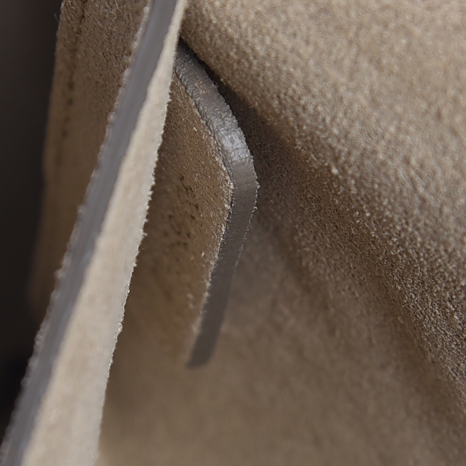 Chloe Suede Calfskin Small Faye Shoulder Bag Motty Grey 7 of 10