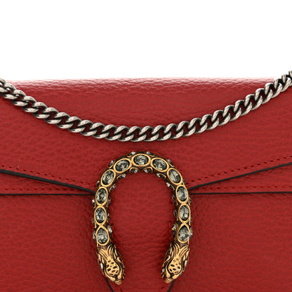 Gucci Calfskin Super Mini Dionysus Shoulder Bag Hibiscus Red 8 of 10
