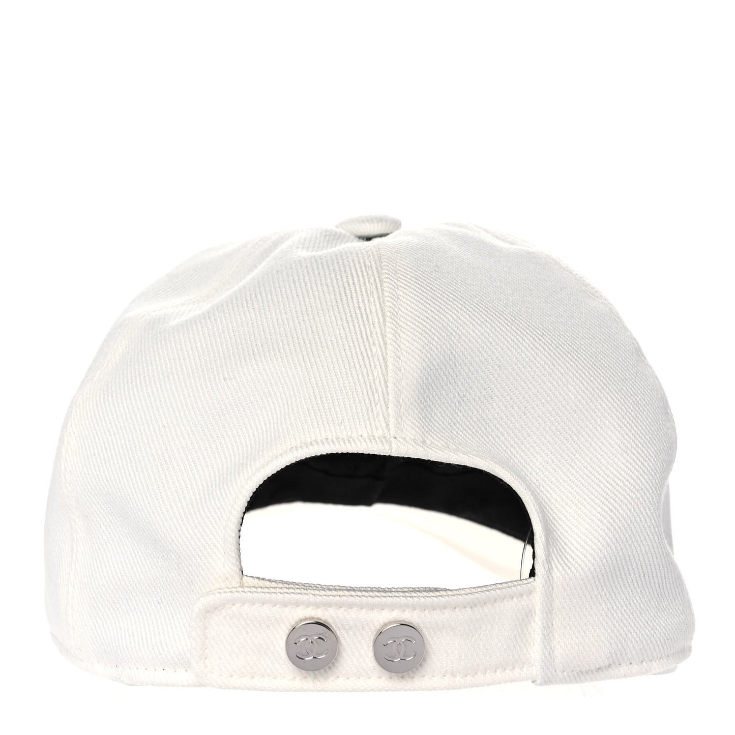 Cotton Sequin CC Cap Hat Ivory