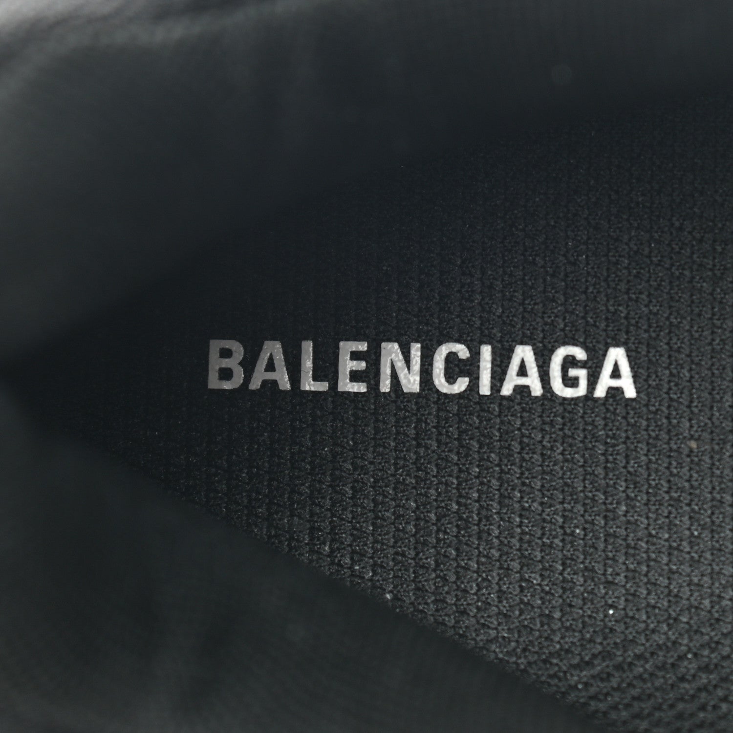 Balenciaga Fabric Mesh Womens Triple S Sneakers 39 Black 6 of 7