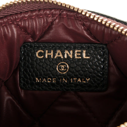 Chanel Caviar Quilted Small Cosmetic Case Black 6 of 7