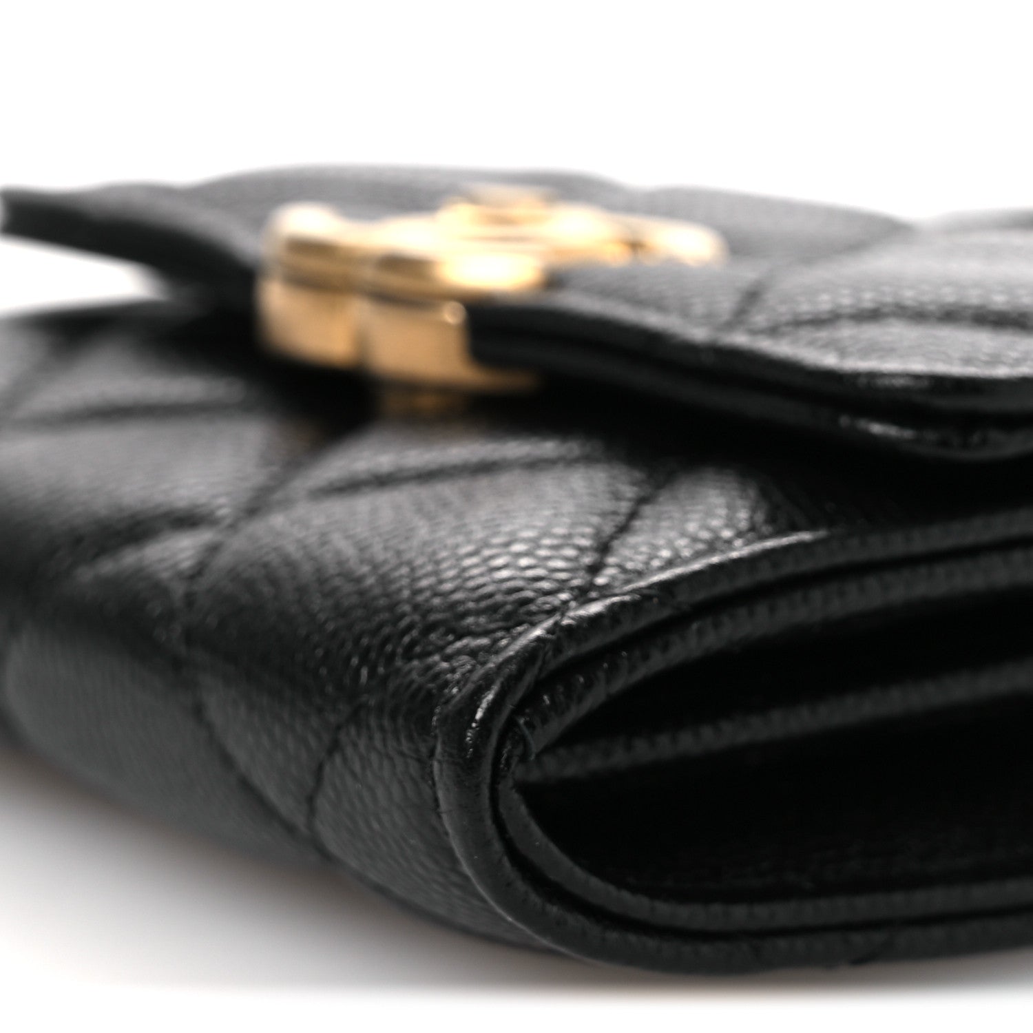 Chanel Caviar Quilted Bracelet On Chain Clutch Black 10 of 11
