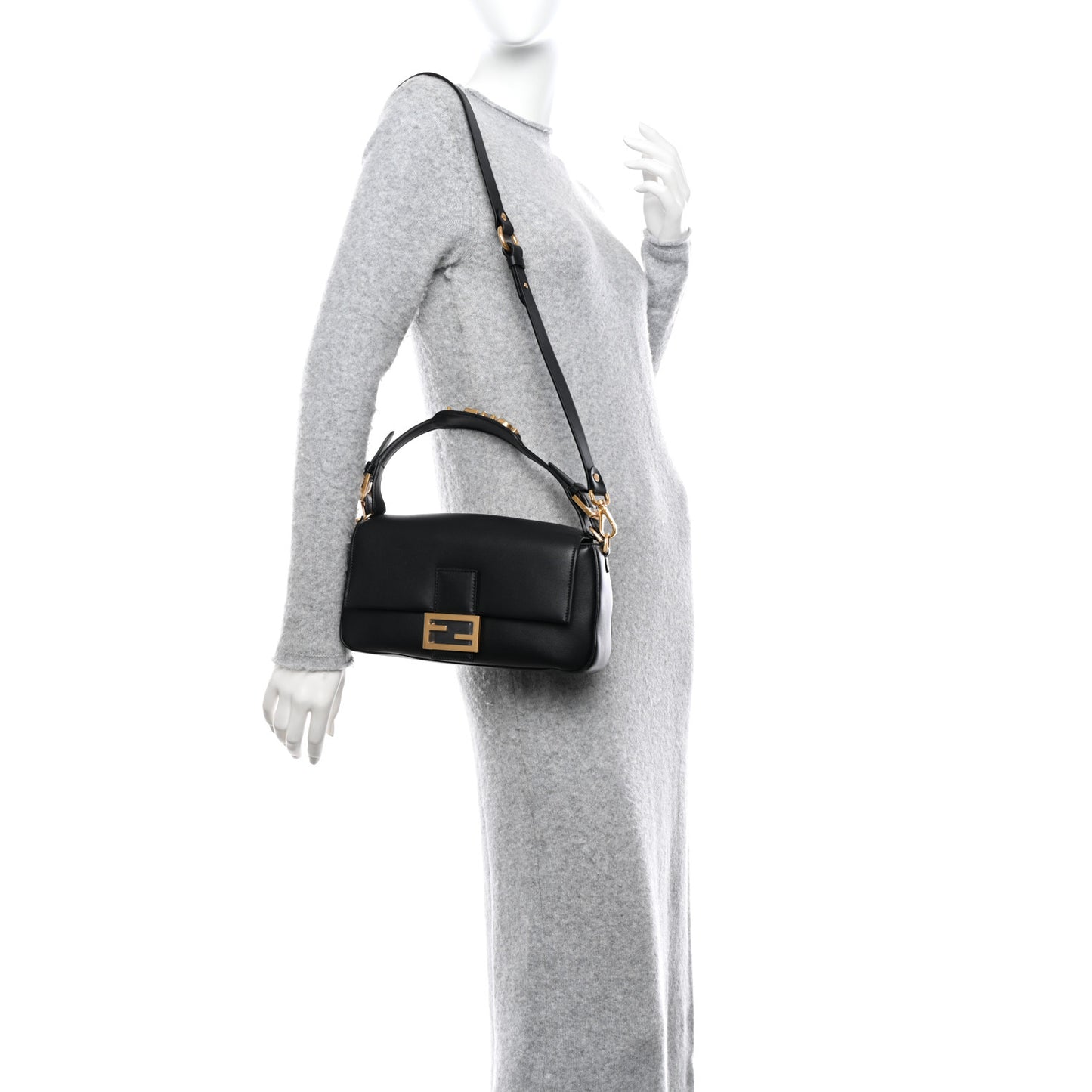 Nappa Friends Of Fendi Baguette Black