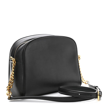 Salvatore Ferragamo Calfskin Trifolio Camera Crossbody Bag Black 2 of 9