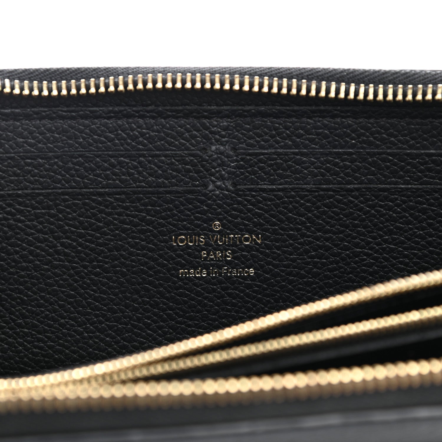 Louis Vuitton Empreinte Clemence Wallet Black 6 of 7