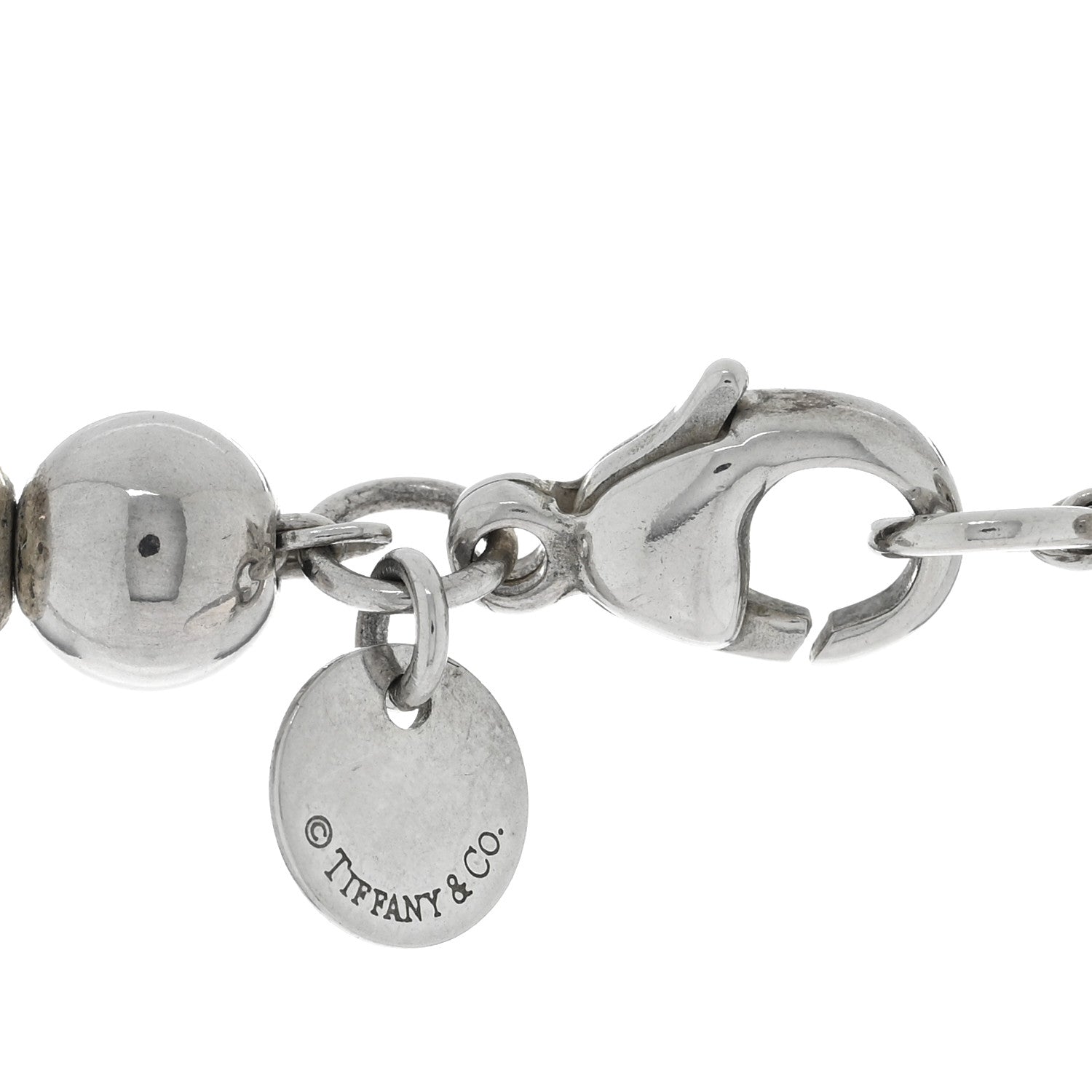 Tiffany Sterling Silver HardWear Graduated Ball Necklace 4 of 4
