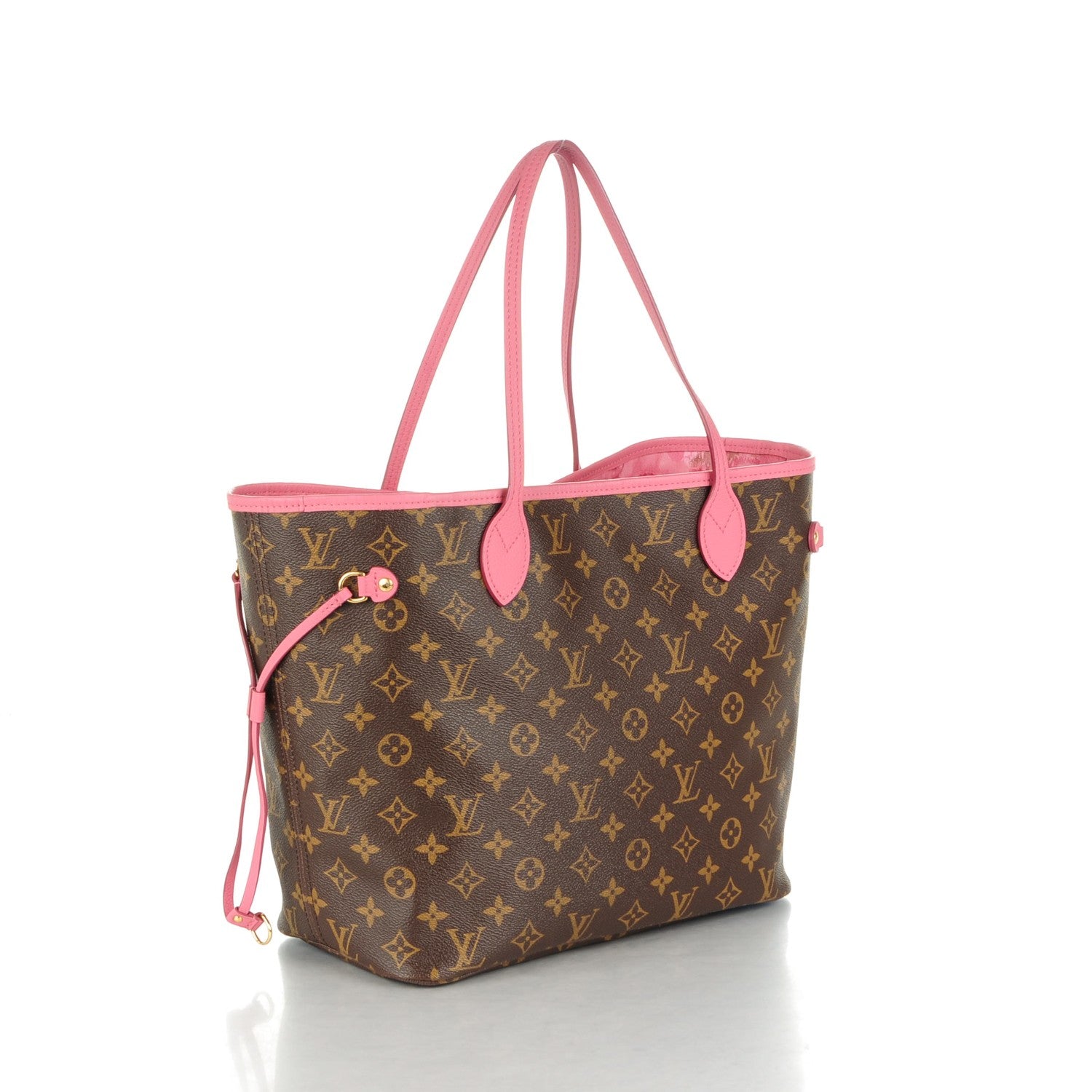 Louis Vuitton Monogram Articles de Voyage Ikat Neverfull MM Rose Velours 3 of 9