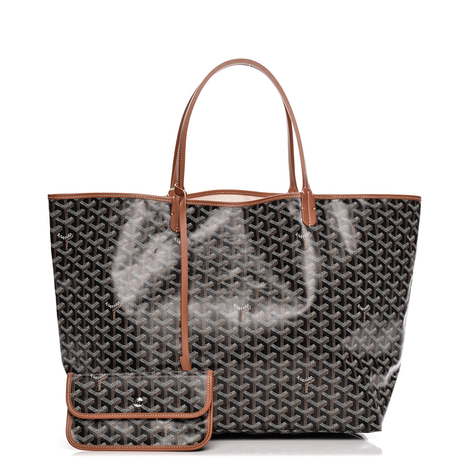 Goyard Goyardine Saint Louis GM Black Gold 1 of 8