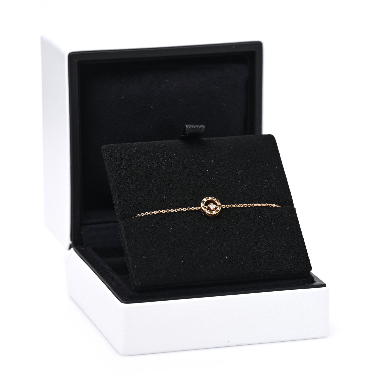 Chanel 18K Yellow Gold Diamond Coco Crush Station Bracelet 1848967