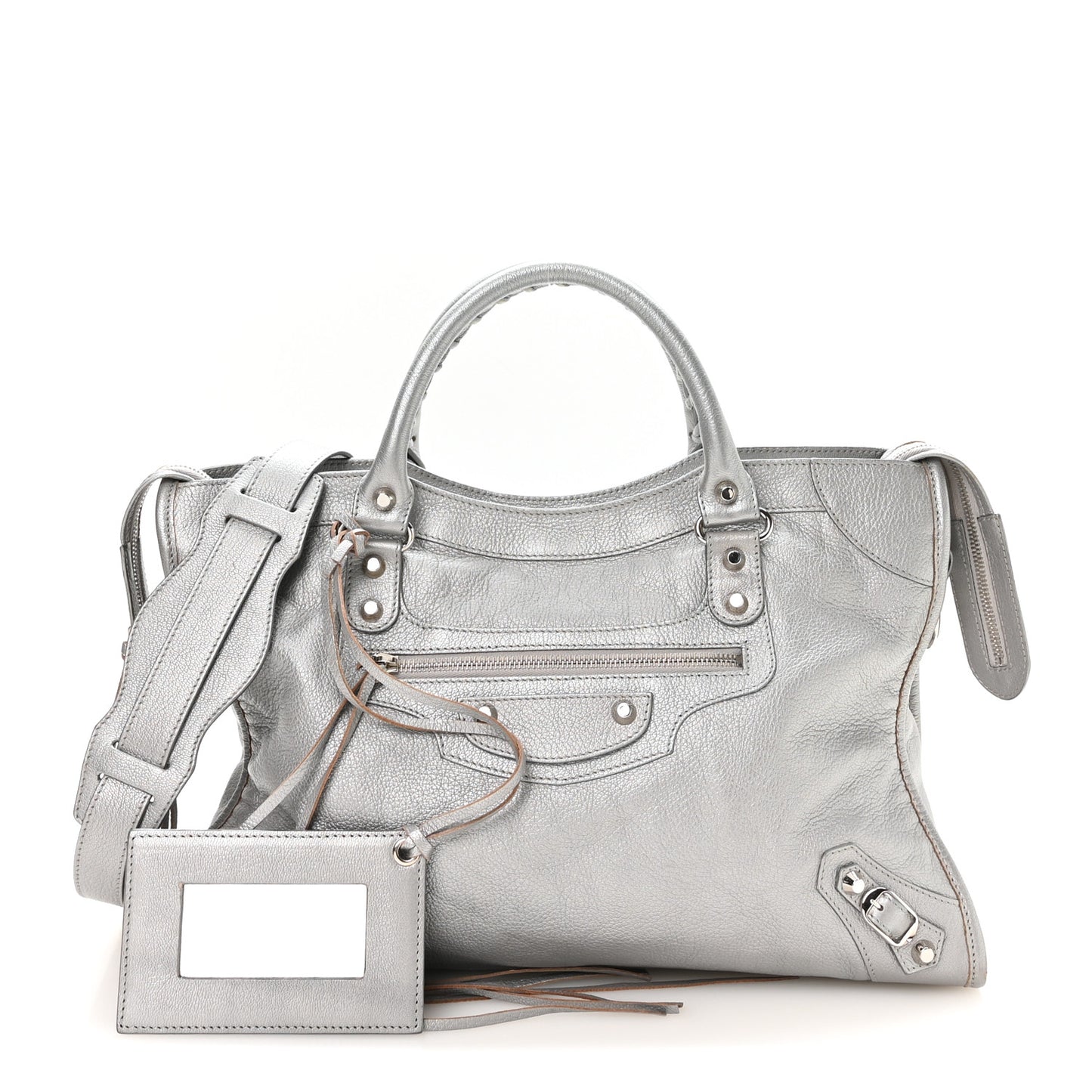 Chevre Classic Silver Hardware City Silver