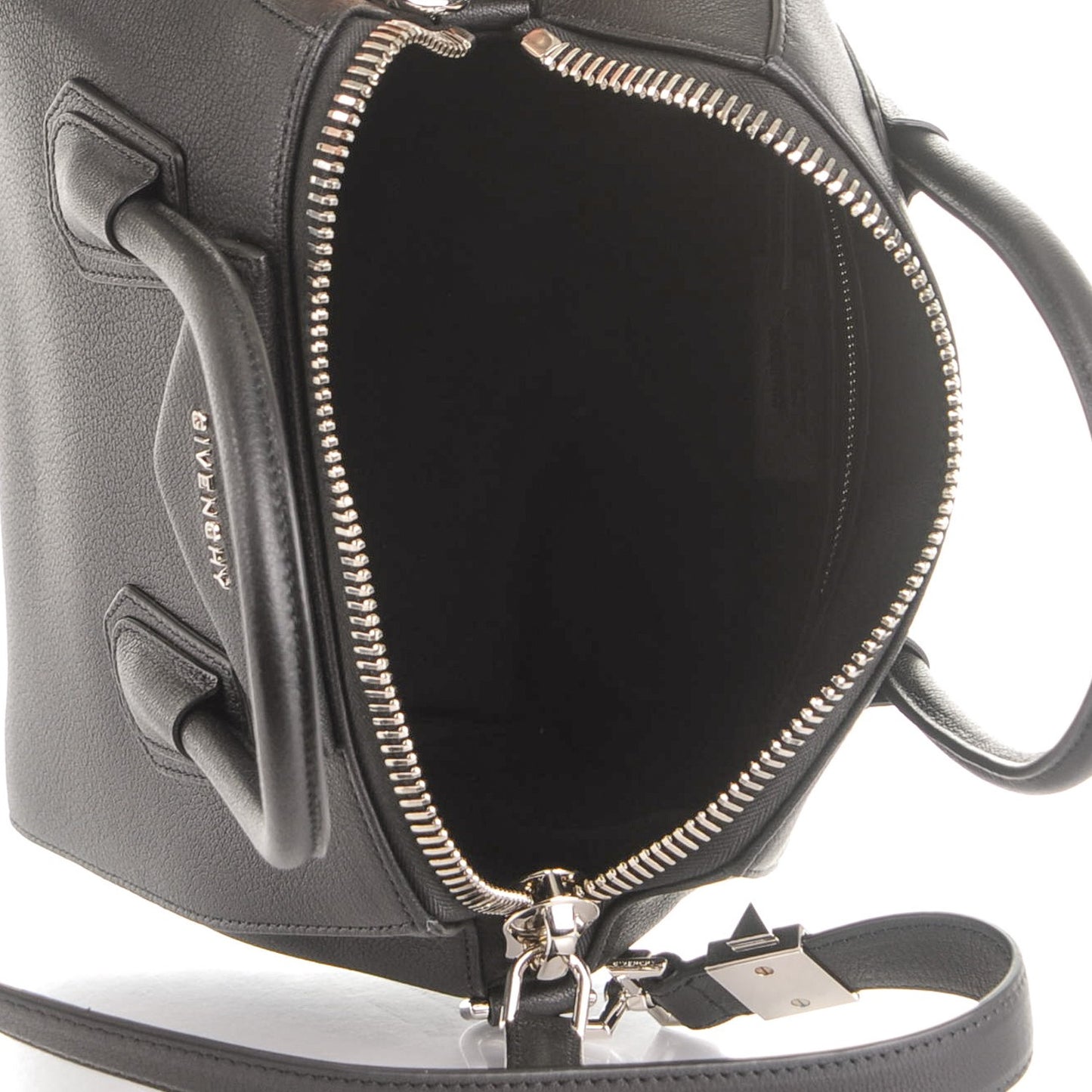 Sugar Goatskin Small Antigona Black