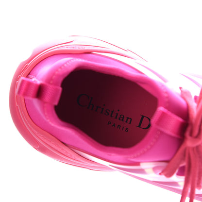 Christian Dior Neoprene Rubber Womens D-Connect Sneakers 37 Fuchsia 7 of 10