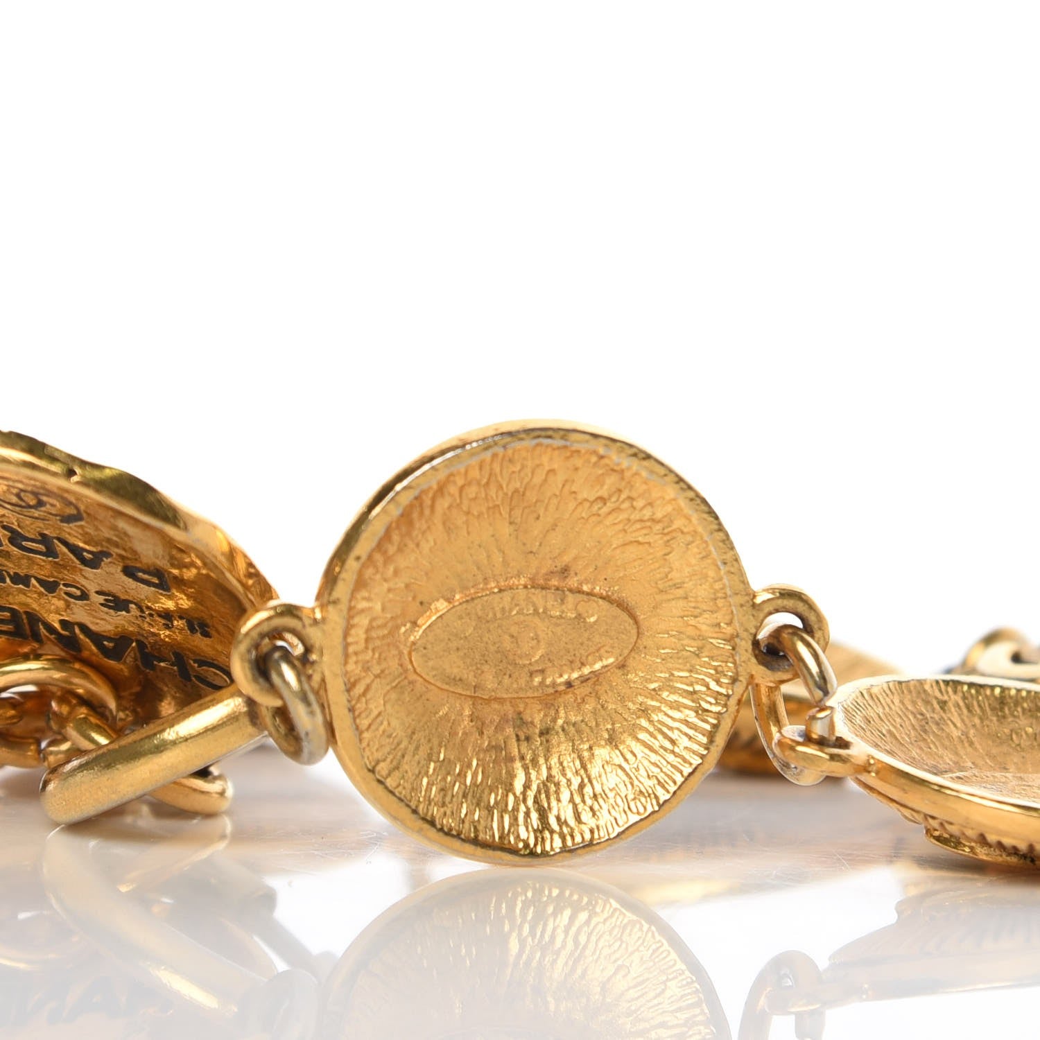Chanel CC Medallion Bracelet Gold 4 of 4