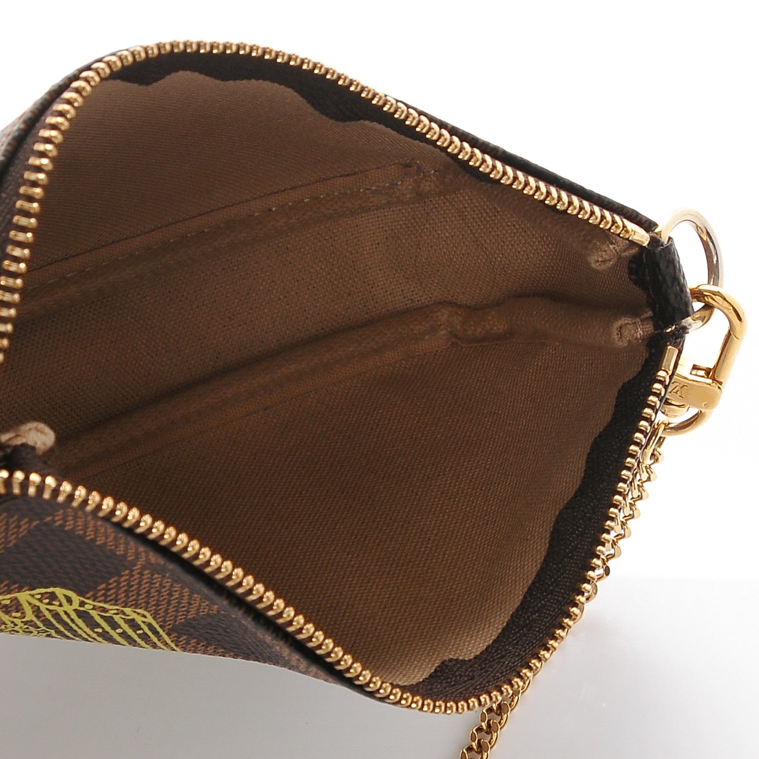 Louis Vuitton Damier Ebene 2014 Christmas Animation Mini Pochette Accessories 5 of 7