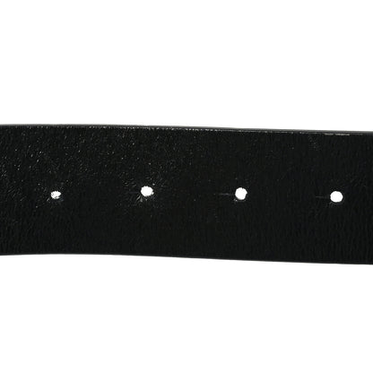 Chanel Calfskin CC Reversible Belt 85 34 Black White 3 of 4