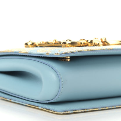 Dolce & Gabbana Brocade DG Girls Shoulder Bag Light Blue 6 of 8