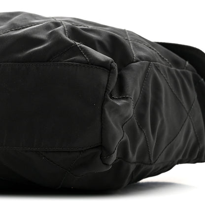 Prada Nylon Tessuto Impuntu Quilted Flap Shoulder Bag Black 10 of 10