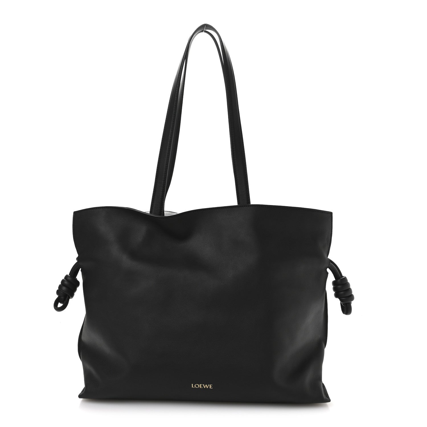 Loewe Calfskin Large Flamenco Knot Bag Black 1 of 10