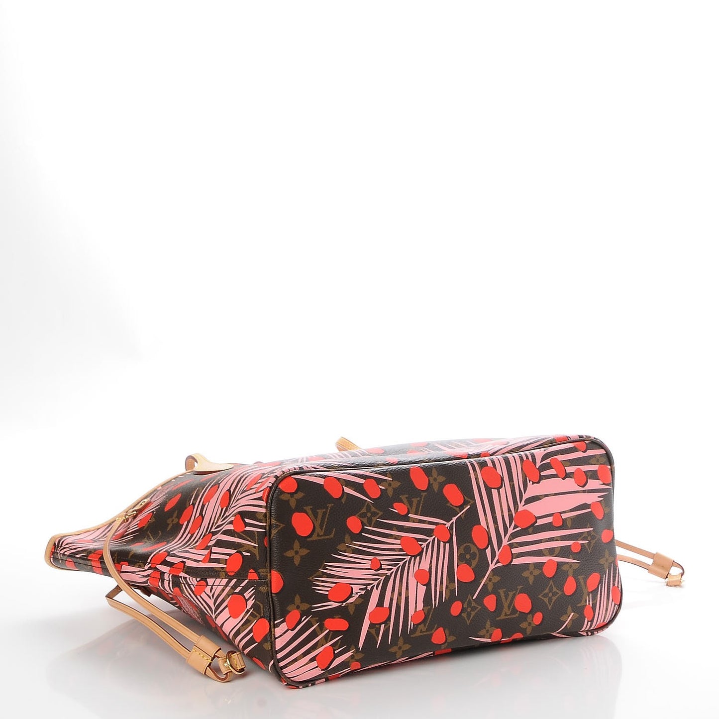 Monogram Jungle Dots Neo Neverfull MM Sugar Pink Poppy
