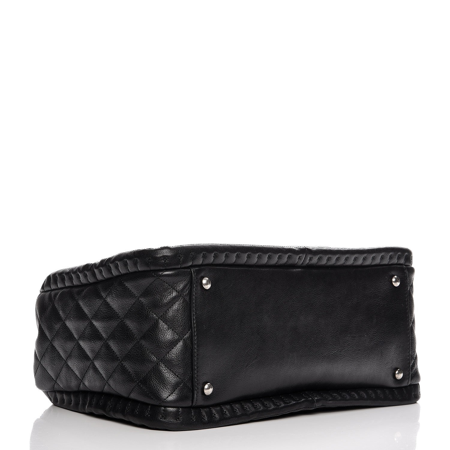 Chanel Calfskin Quilted Istanbul Small Tote Black 4 of 9