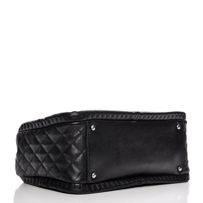 Chanel Calfskin Quilted Istanbul Small Tote Black 4 of 9