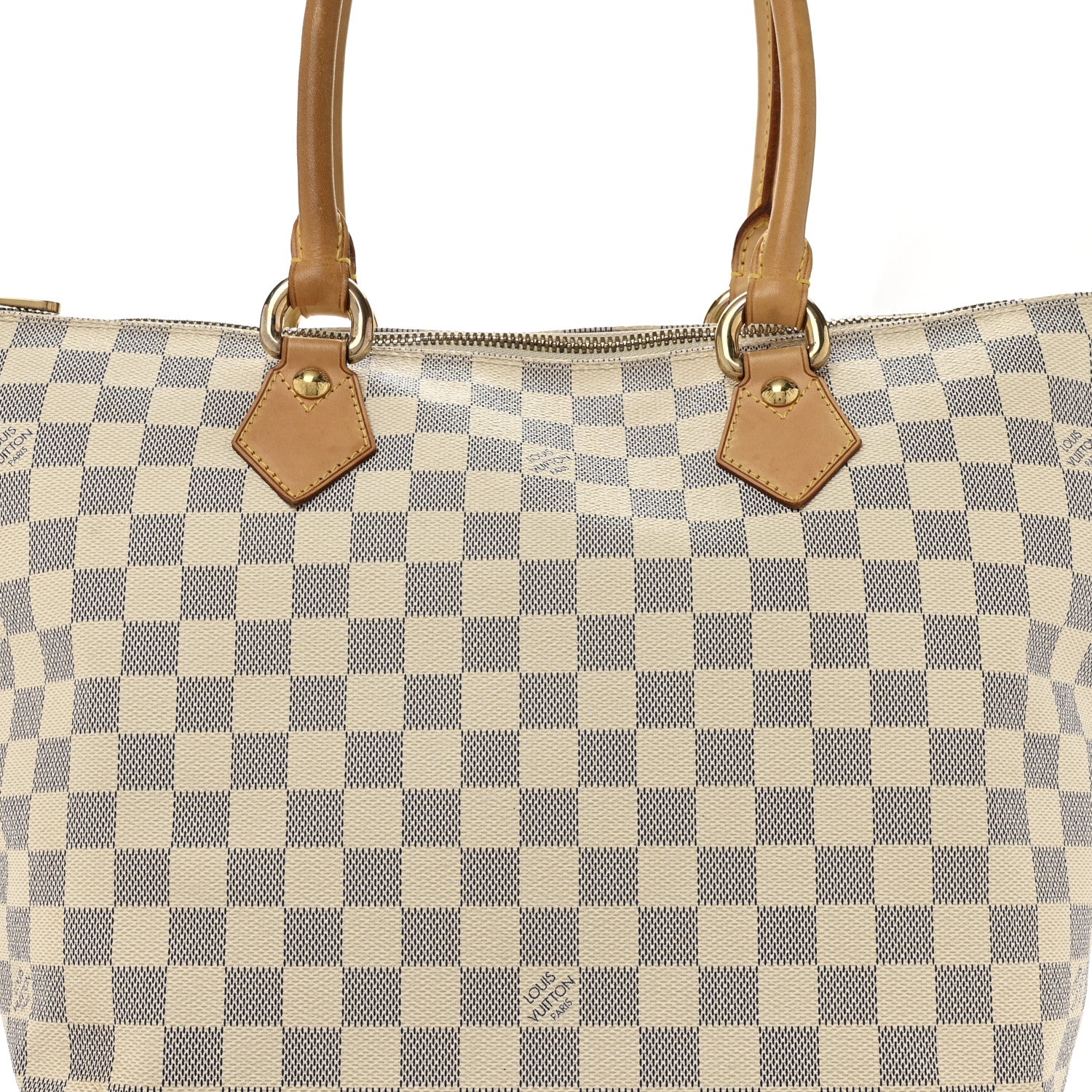 Louis Vuitton Damier Azur Saleya MM 7 of 13