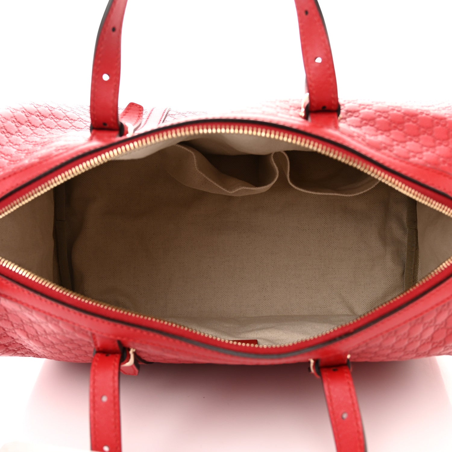 Gucci Soft Microguccissima Medium Nice Boston Red 5 of 11