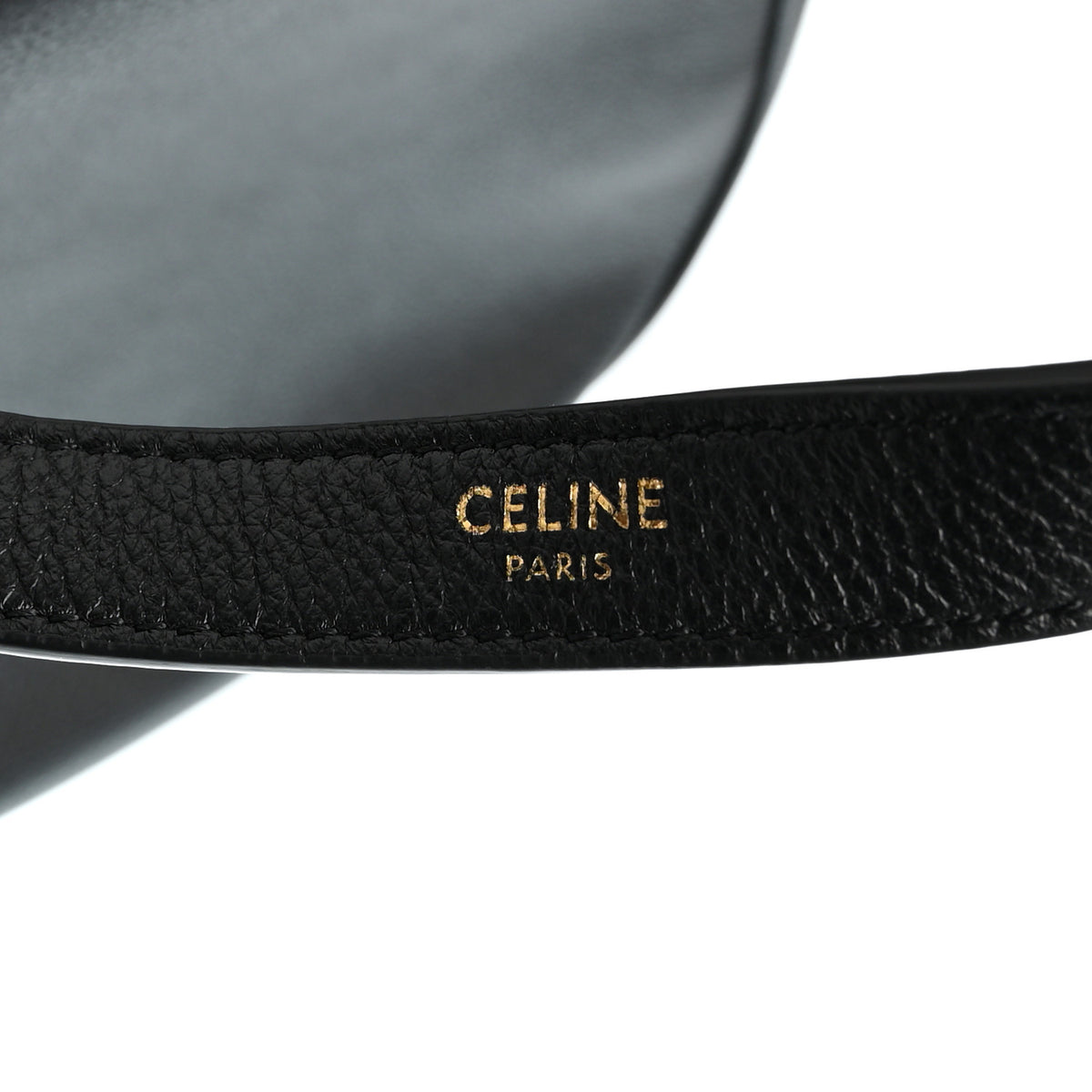Celine Supple Calfskin Cuir Triomphe Small Heloise Shoulder Bag Black 6 of 9