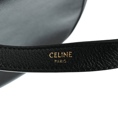 Celine Supple Calfskin Cuir Triomphe Small Heloise Shoulder Bag Black 6 of 9