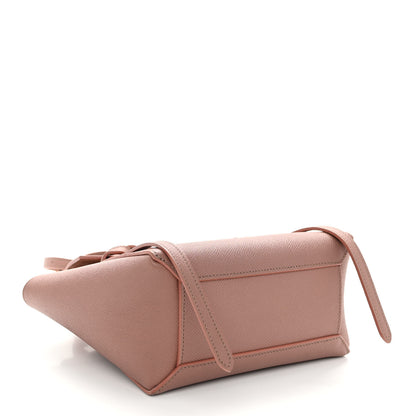 Celine Grained Calfskin Nano Belt Bag Antique Rose 4 of 10