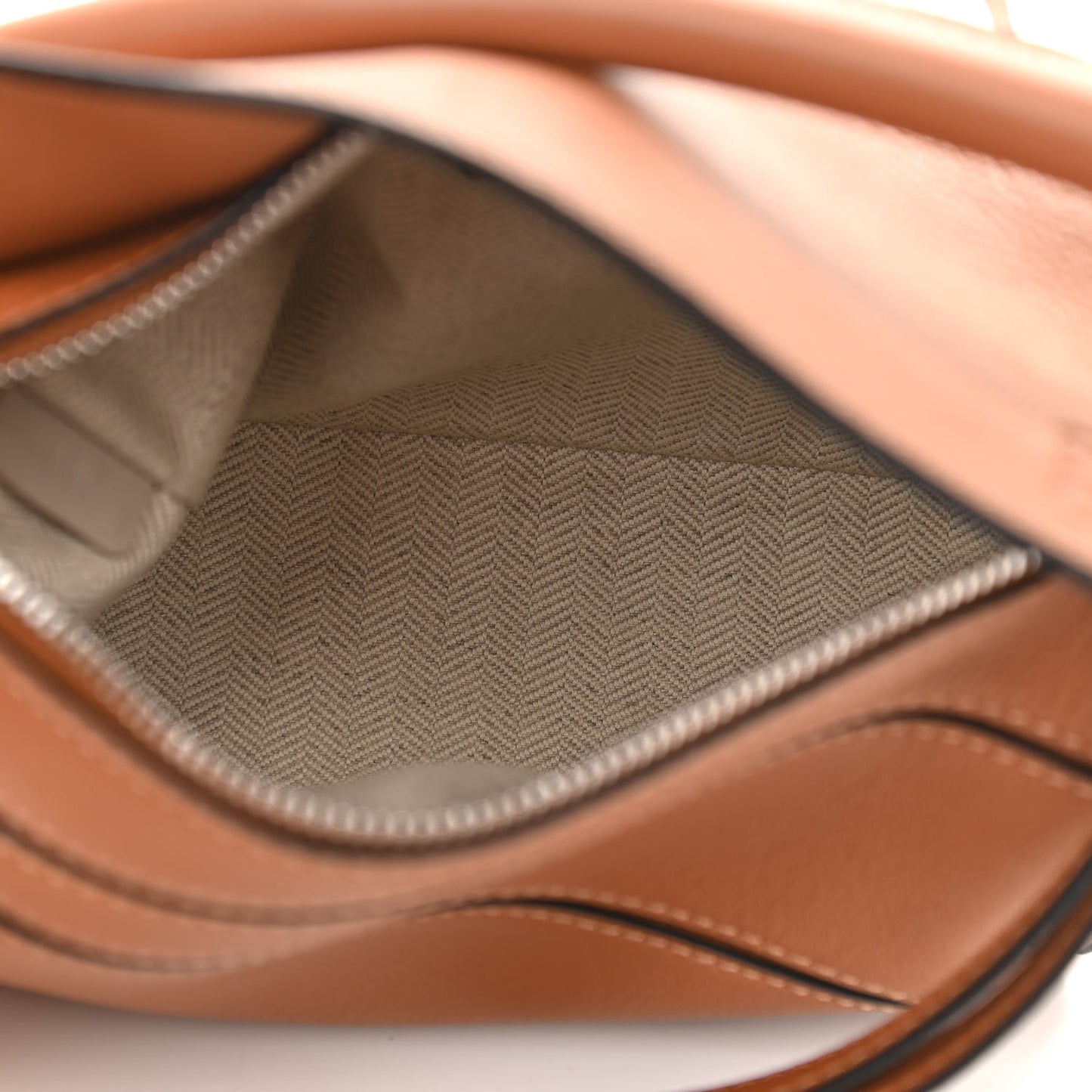 Calfskin Mini Puzzle Bag Tan