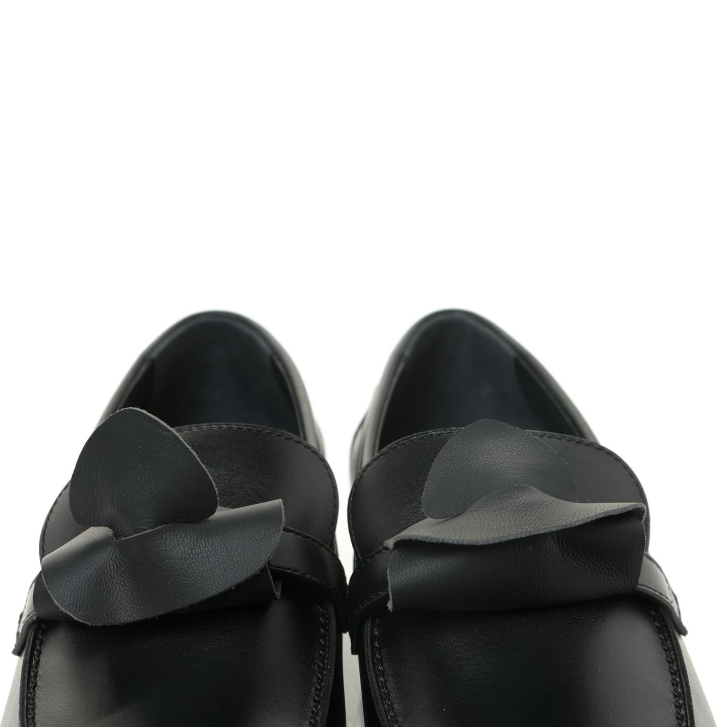 Calfskin Womens Destin Loafers 37 Black