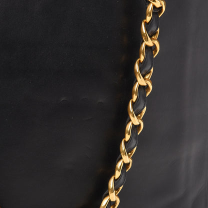 Chanel Lambskin CC Tote Black 10 of 11