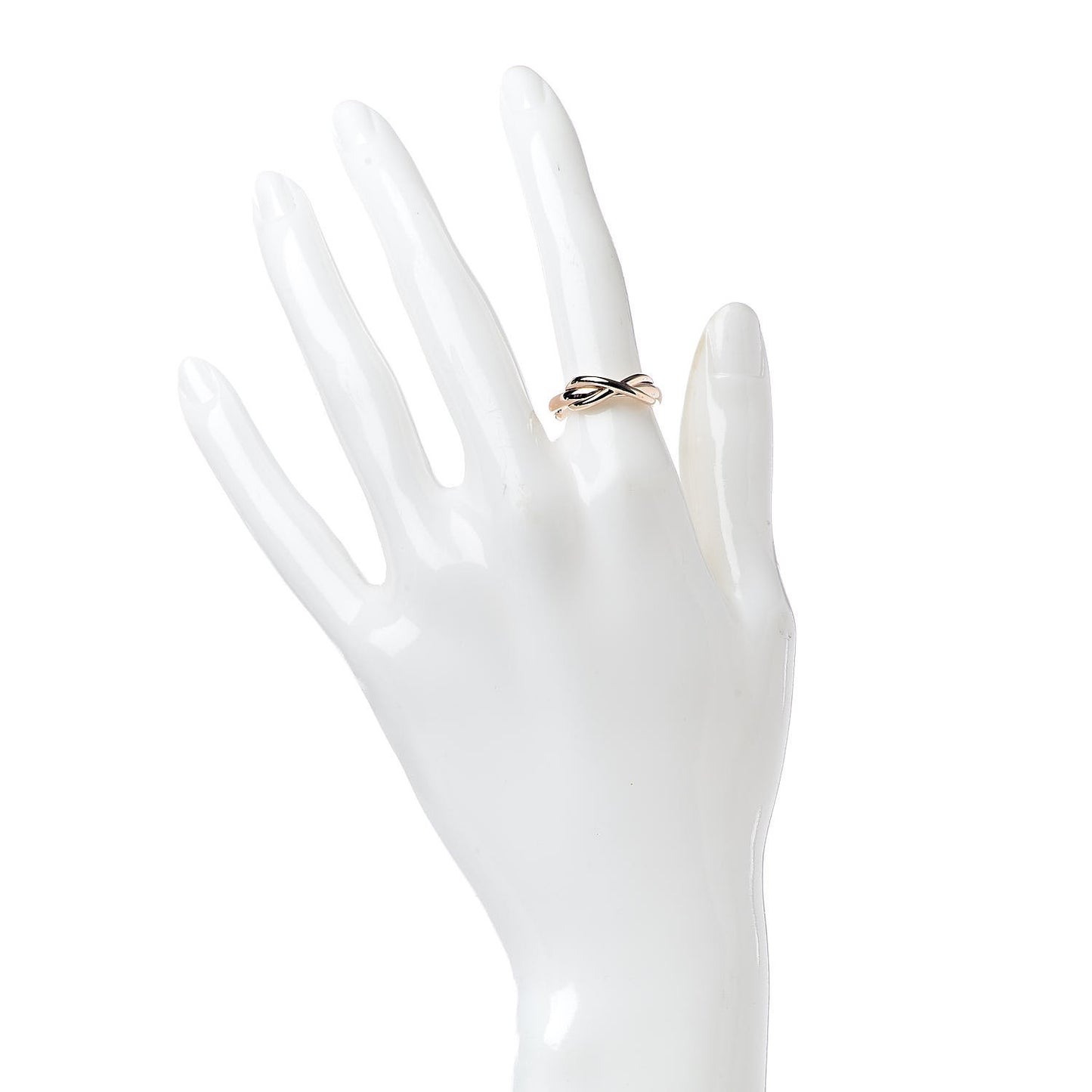 18K Rose Gold Infinity Ring 50 5.25