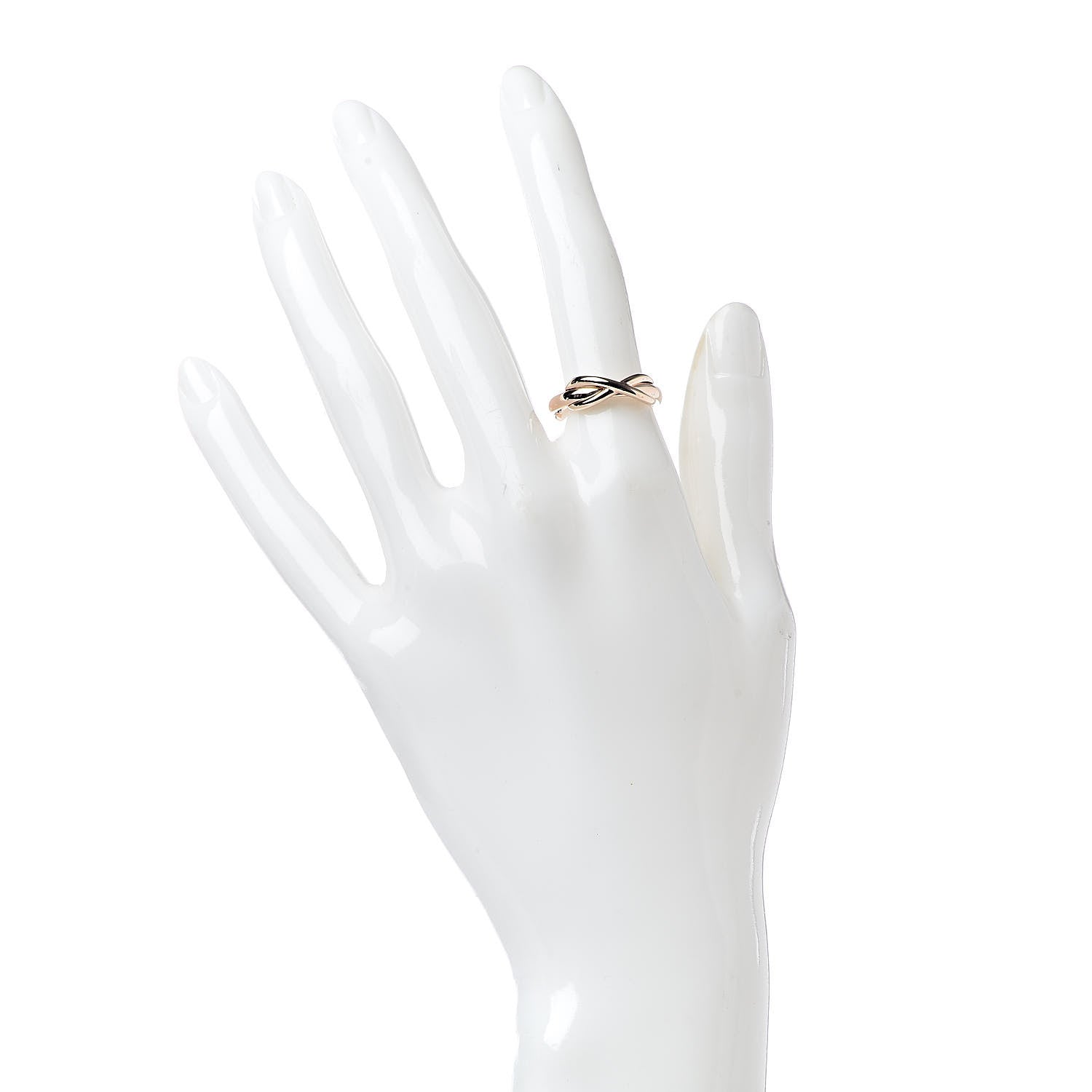 Tiffany 18K Rose Gold Infinity Ring 50 5.25 2 of 6