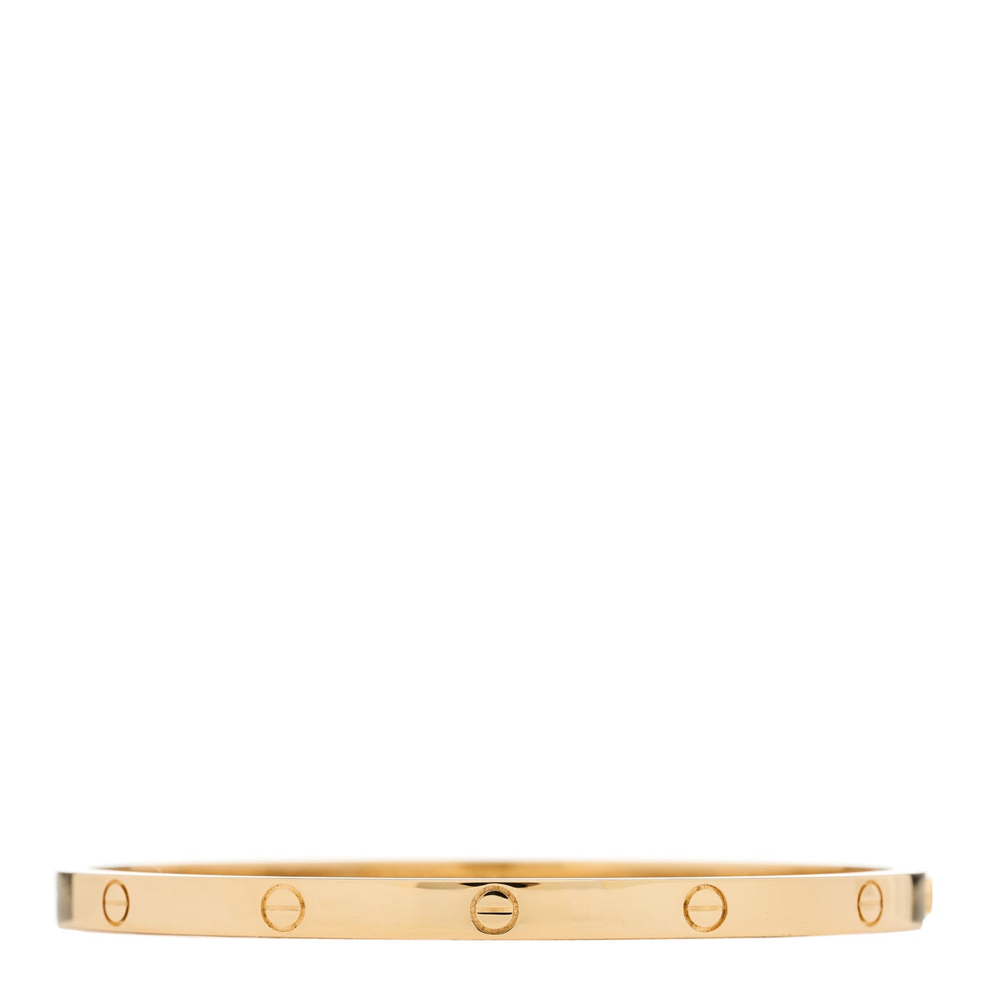 18K Yellow Gold Small LOVE Bracelet 15