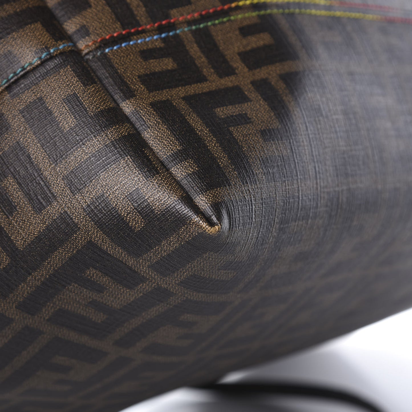 Zucca Spalmati Print Large Roll Tote Tobacco Multicolor