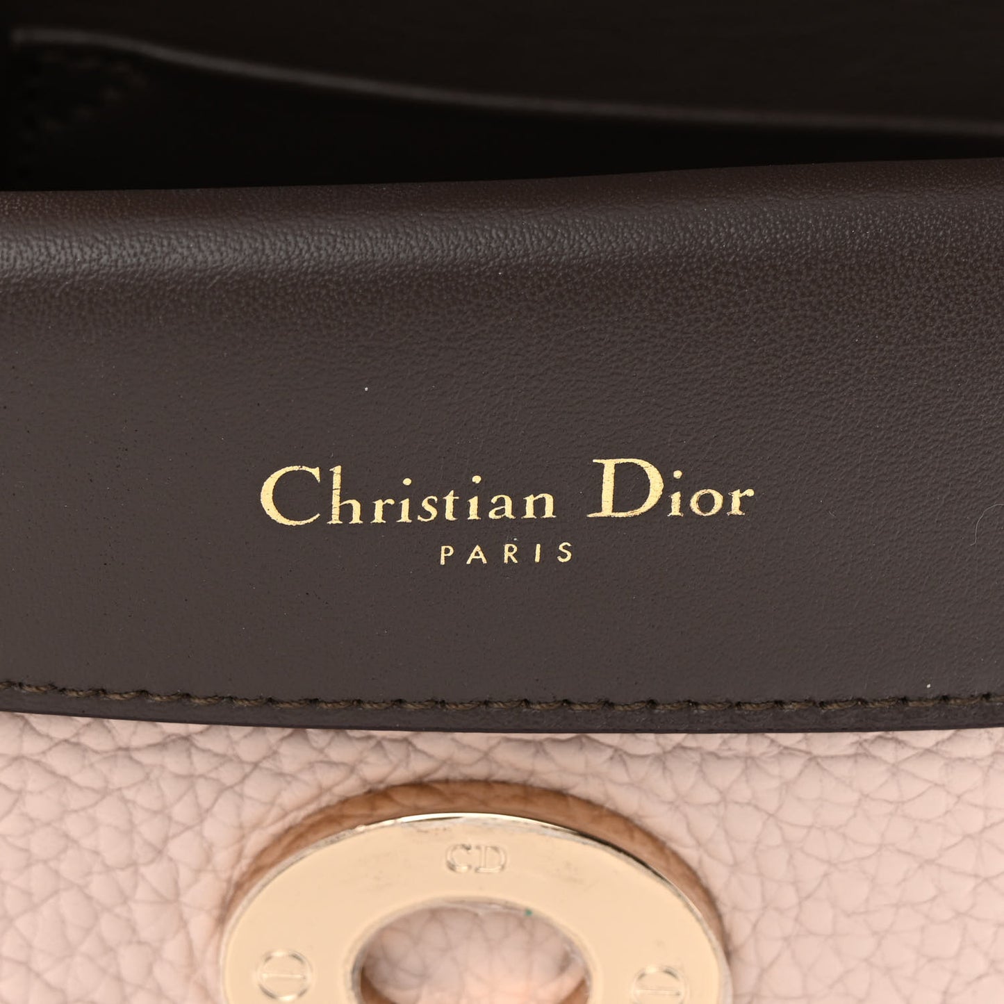 Bullcalf Mini Be Dior Flap Rose Poudre