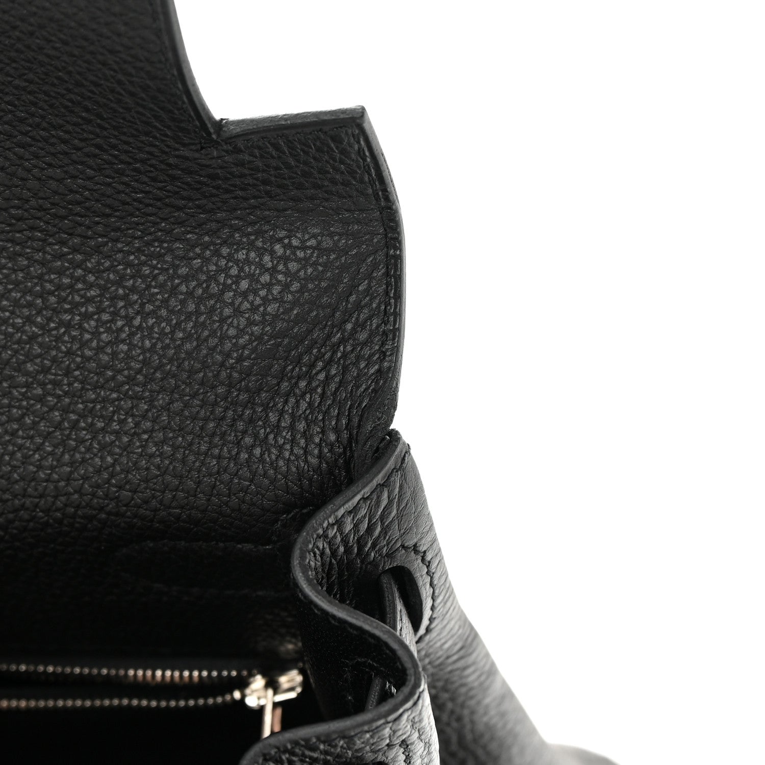 Hermes Togo Kelly Retourne 28 Black 12 of 16