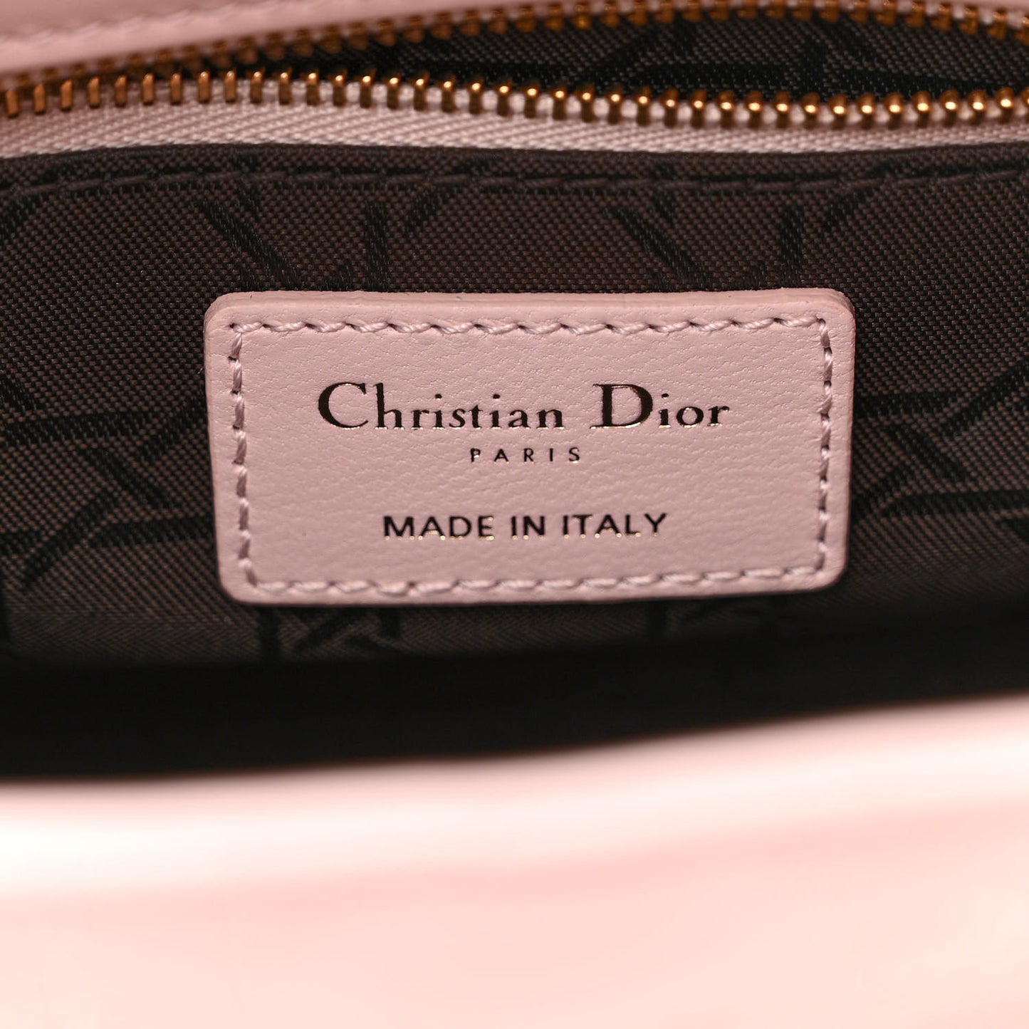 Lambskin Cannage Small My ABCDior Lady Dior Powder Pink