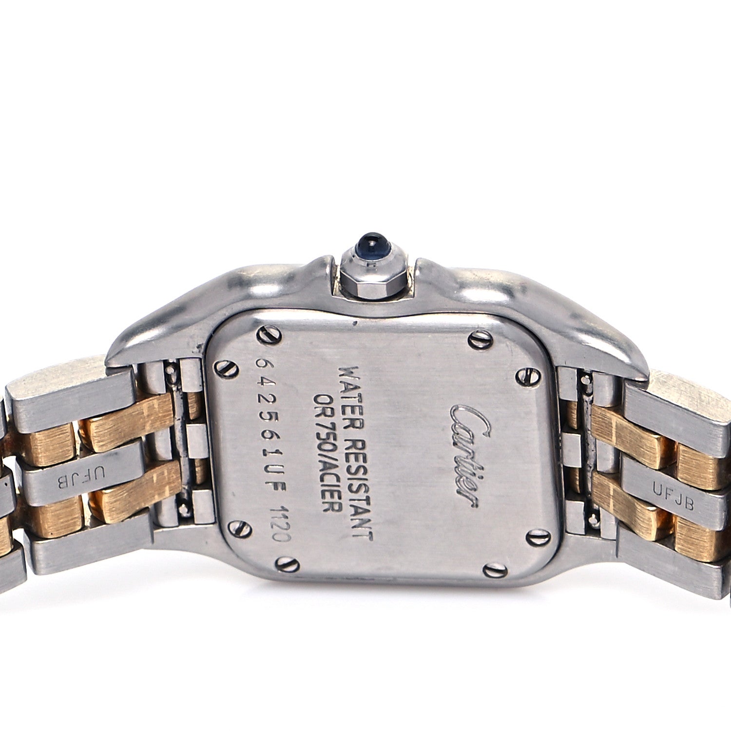 Cartier Stainless Steel 18K Yellow Gold 22mm Panthere Quartz Watch 4 of 4
