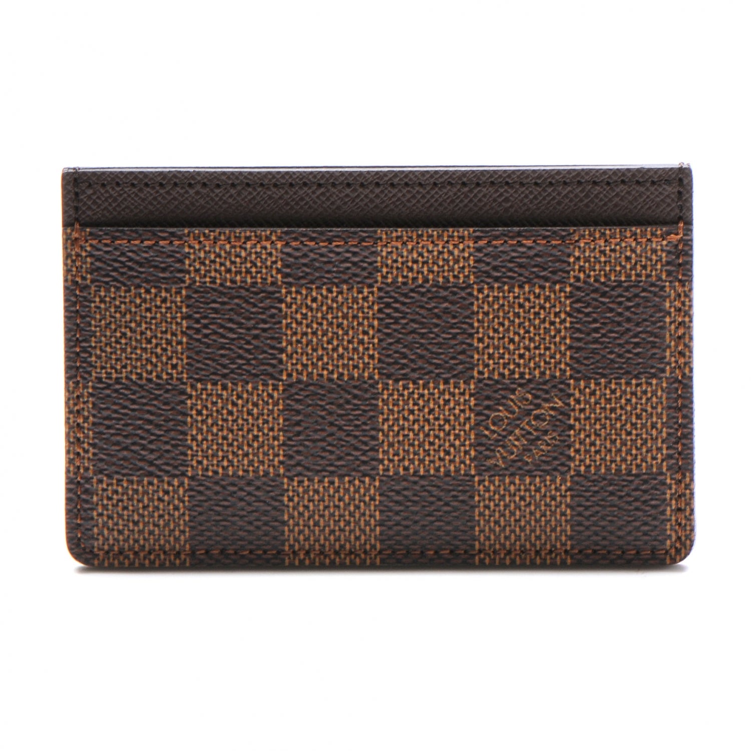 Louis Vuitton Damier Ebene Simple Card Holder 1 of 5
