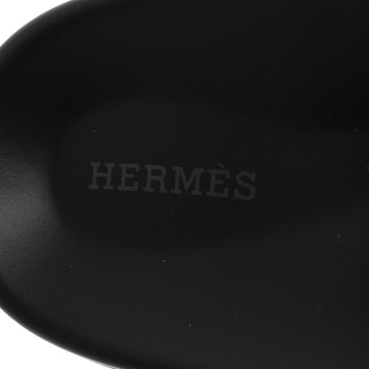 Hermes Epsom Mens Chypre Sandals 43 Bleu Canard 8 of 12