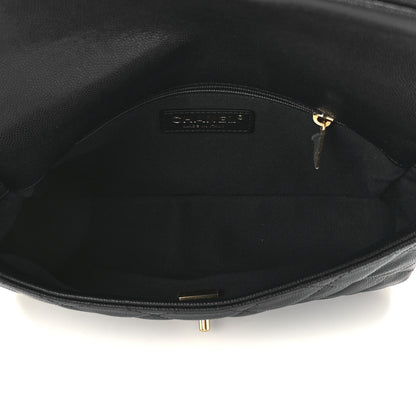Chanel Caviar Quilted Small CC You Flap Dark Blue 5 of 13
