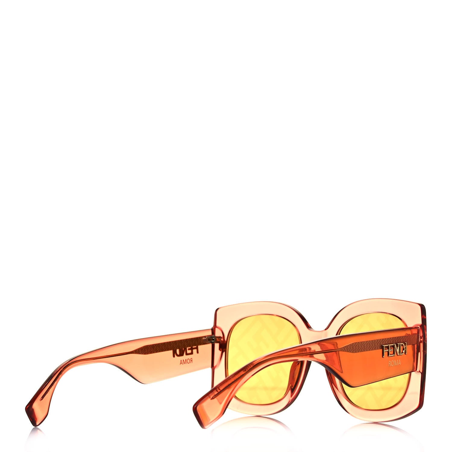 Fendi Acetate Square Sunglasses FF0436/G/S Pink 4 of 7